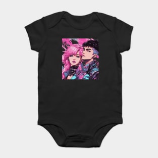 80s Fashion Baby Bodysuit